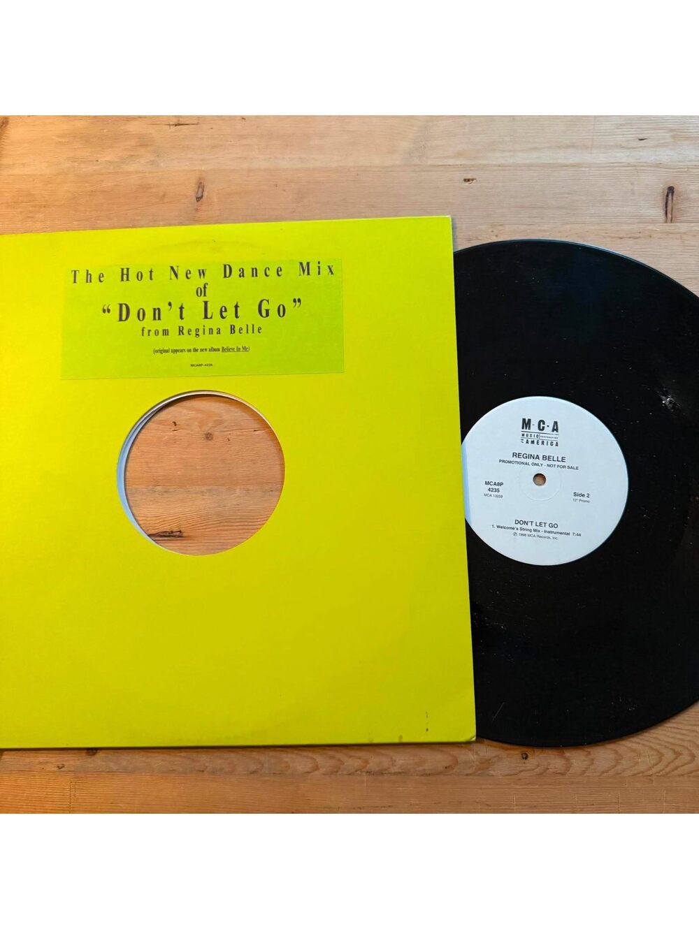 Regina Belle - The Hot New Dance Mix of Don't Let Go 33rpm VG+ VR24